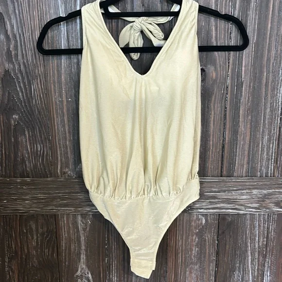 Sparkly Gold Bodysuit - Picture 1 of 4